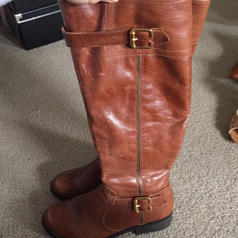 Cathy Jean Brown leather boots